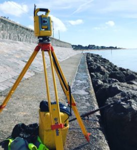 Total Station Sea Defence Land Survey